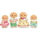 RDY 送料無料 アメリカ版 シルバニアファミリー プードル ファミリー ぬいぐるみ 4ピース Calico Critters カリコ クリッターズ イヌ ワンちゃん 子犬 フィギュア 人形 ドール ごっこ遊び 知