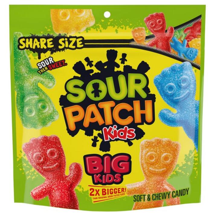 [RDY] [送料無料] サワー パッチ キッズ ビッグ ソフト＆チューイ キャンディ シェア サイズ 340g SOUR PATCH KIDS Big Kids Soft &amp; Chewy Candy 海外 お菓子 おやつ グミ 甘酸っぱい 2倍の大きさ オフィス