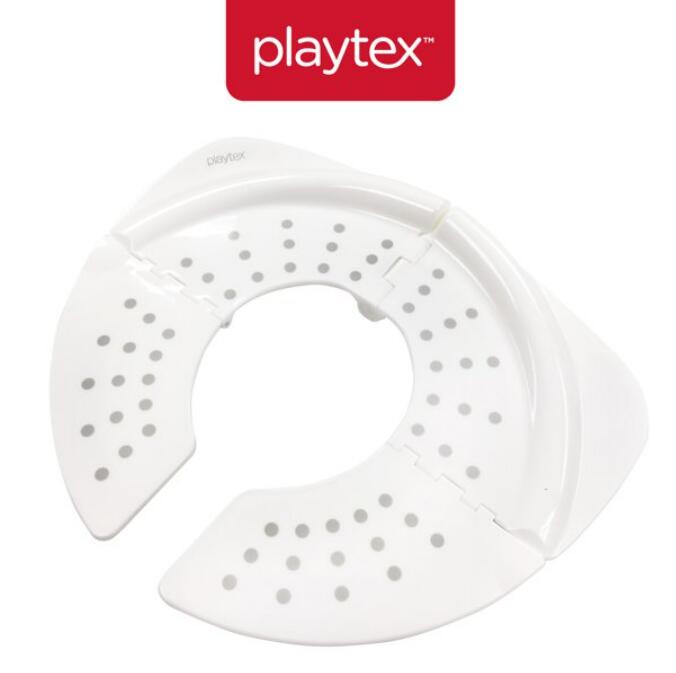 [送料無料] Playtex プレイテックス 携帯用 折り畳み式 トラベル 補助便座 収納袋 付き Folding Travel Potty Seat トイトレ トイレトレーニング トイレ練習 おまる 旅行 外出先 スリム コンパクト 持ち運び用 持ち運び便利 子供 男の子 女の子 幼児 [楽天海外直送]