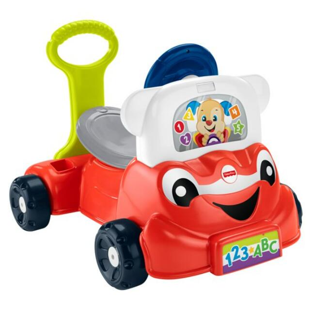 [RDY] [送料無料] フィッシャープライス 楽しみながら学ぶ 3in1 インタラクティブ スマート カー Fisher-Price 乗り物 車 おもちゃ 乗れる 知育玩具 数字 英語 学習 ライト サウンド 付き ごっこ