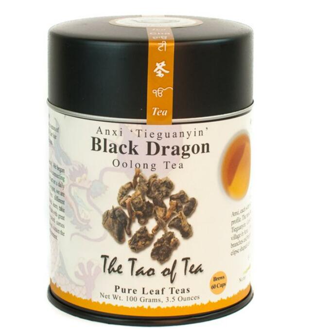 [RDY] [送料無料] The Tao of Tea 黒龍茶 100g ブラック ドラゴン ティー ルーズ リーフ ティー 缶入り ザ・タオオブティー 甘い穀物の香り 香ばしい 中国福建省 安渓 烏龍茶 ウーロン茶 40％酸化 や
