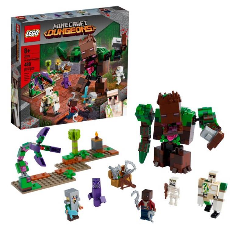 [RDY] [送料無料] レゴ マインクラフト ジャングルの魔物 LEGO 21176 489ピース 8歳以上 マイクラ おもちゃ 玩具 男の子 女の子 オトナレゴ おうち時間 ごっこ遊び 映画 ヒーロー ジャングル アボ