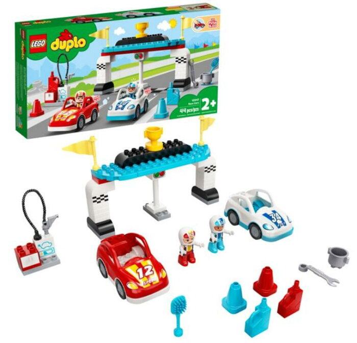 [送料無料] レゴ デュプロのまち レースカー LEGO 10947 44ピース 2歳以上 デュプロ レーシングドライバー ヘルメット 車 乗り物 レース カーレース おもちゃ 玩具 男の子 女の子 クリスマス 誕生日 子供 子ども キッズ[楽天海外通販]