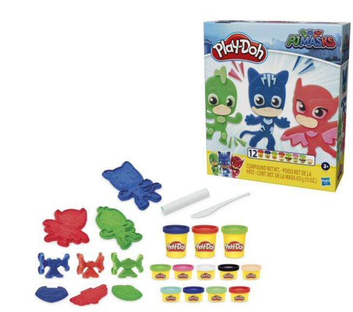 [送料無料][Play-Doh プレイ・ドー] PJ Masks Hero Set アート＆クラフト・アクティビティ・トイ パジャマスク キャットボーイ アウレット ゲッコー 小麦粉粘土 粘土遊び アメリカ生まれ クリエイティブ 知育玩具 粘土 男の子 女の子 ごっこ遊び[楽天海外通販]