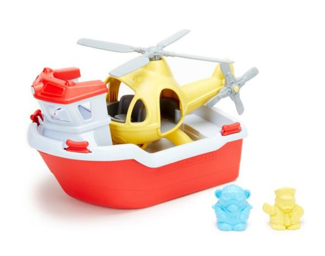 [送料無料] グリーントイズ レスキューボート と ヘリコプター FFP ボート 船 玩具 男の子 室内遊び おもちゃ 幼児 子ども 乗り物 オモチャ こども 子供 ごっこ遊び クリスマス 玩具 誕生