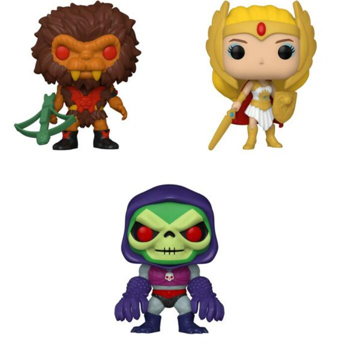 [RDY] [送料無料] Funko POP！ファンコ POP！マスターズ・オブ・ザ・ユニバース コレクターズセット3 クラシック・シェイラ 恐怖の爪を持つスケルター グリズラー アニメーションキャラクター