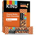   カインドバー ピーナッツ バターダークチョコレート グルテンフリー 40g×12本 ナッツバー BE-KIND トランス脂肪酸フリー コーシャー お手軽 ナッツ be-kind kind バー スポーツ ア