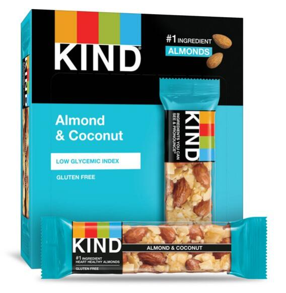 [RDY] [送料無料] カインドバー アーモンド＆ココナッツナッツバー グルテンフリー 40g×12本 ナッツバ..