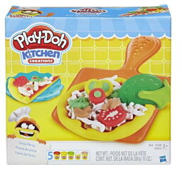 [RDY] [送料無料] [Play-Doh プレイ・ドー] ピザパーティー フードセット 5缶入り 小麦粉粘土 粘土遊び アメリカ生まれ 手先 クリエイティブ 知育玩具 粘土 男の子 女の子 おもちゃ ピザ 室内遊