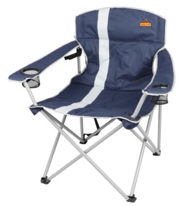 [RDY] [送料無料] [Ozark Trail オザークトレイル] キャンピングチェア ブルー スチールフレーム 簡単..