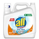 4.16L/約79回分 all オール Free Clear Oxi 敏感肌向け 液体タイプ 液体洗剤 衣類用洗剤 洗濯 洗剤 ランドリー Laundry Detergent