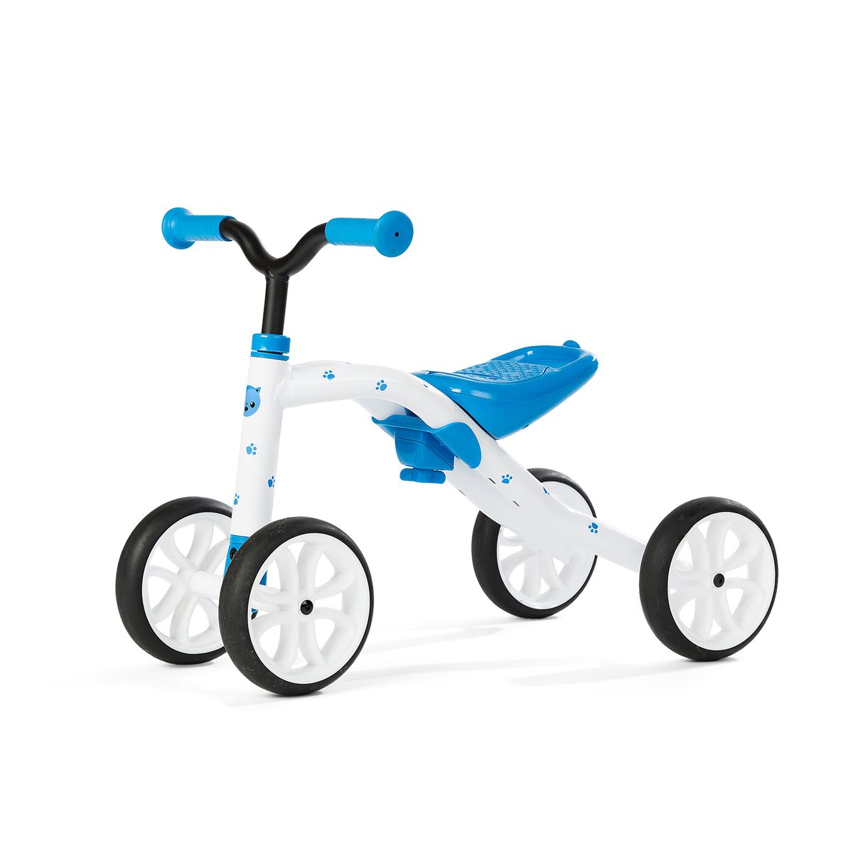 [RDY] [送料無料] Chillafish Quadie 4輪 grow-with-me ride-on with adjustable seat height, boys and girls 1-3 year, silent non-marking wheels, blue [楽天海外通販] | Chillafish Quadie 4-wheel grow-with-me ride-on with adjustable seat height, for