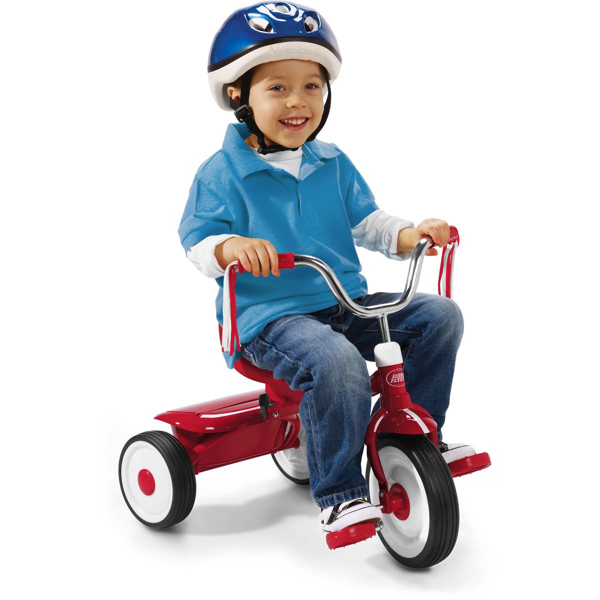 [送料無料] Radio Flyer Ready to Ride Folding Trike Fully Assembled, Red [楽天海外通販] | Radio Flyer Ready to Ride Folding Trike Fully Assembled, Red