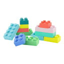 [送料無料] Infantino Super Soft Building Blocks, Easy to hold for Babies &amp; Toddlers, BPA-Free, Multi-colored, 12-Piece Set [楽天海外通販] | Infantino Super Soft Building Blocks, Easy-to-Hold for Babies &amp; Toddlers, BPA-Free, Multi-Colo