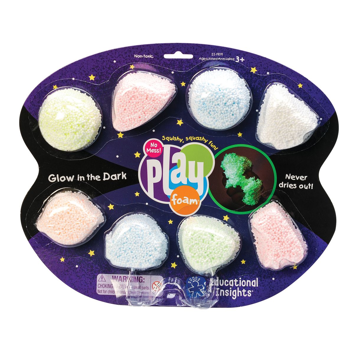 Walmart ŷԾŹ㤨[RDY] [̵] Educational Insights Original Playfoam Glow in the Dark 8-Pack, Fidget & Sensory Toy, Stocking Stuffer for Boys & Girls, Ages 3, 4, 5+ [ŷ] | Educational Insights Original Playfoam Glow in the Dark 8-Pack, FidפβǤʤ5,291ߤˤʤޤ
