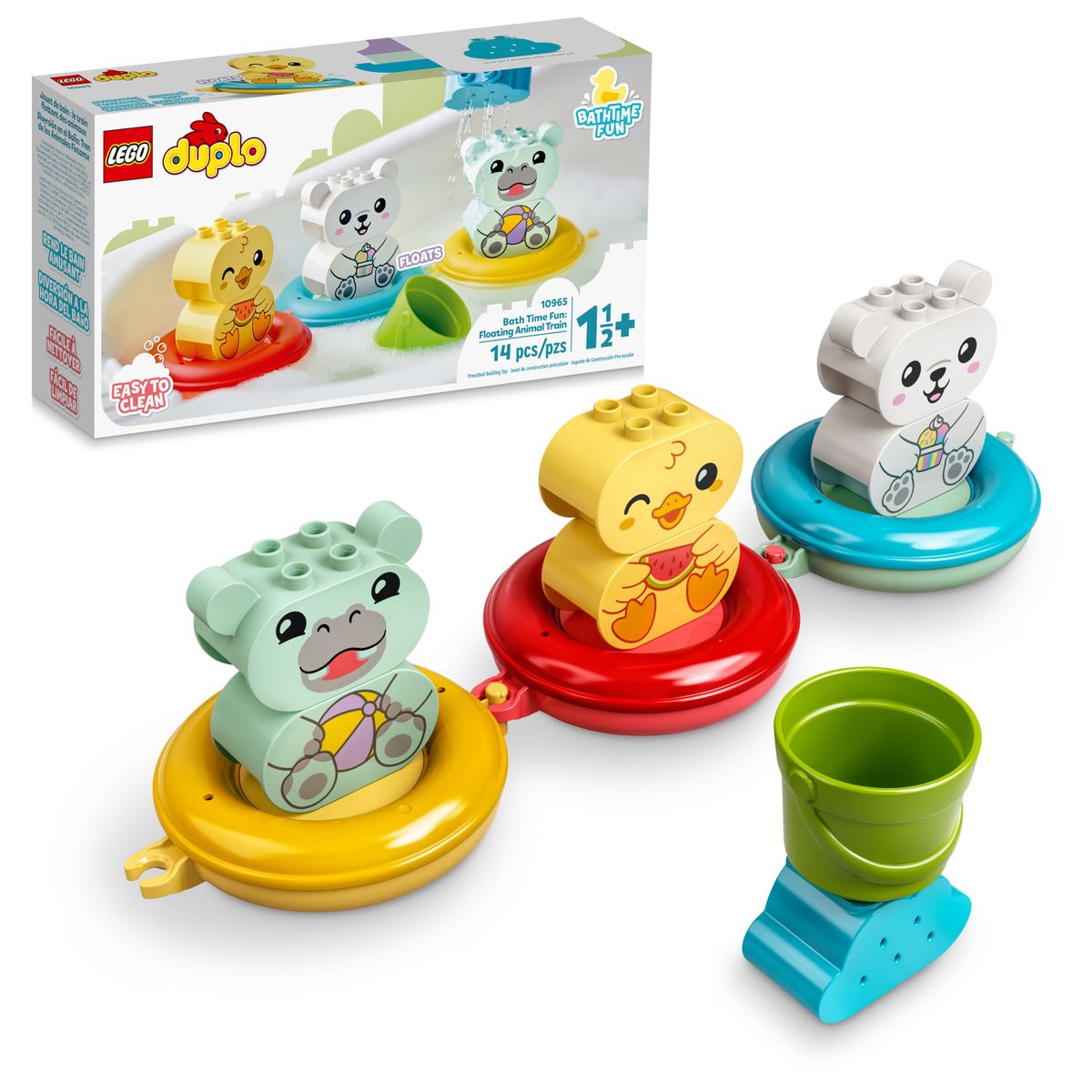 [RDY] [送料無料] LEGO DUPLO My First Bath Time Fun:フローティングアニマルトレイン 10965 Building Toy for Preschool Kids Aged 18 Months and up (14 pieces) [楽天海外通販] | LEGO DUPLO My First Bath Time Fun: Floating Animal Train 1