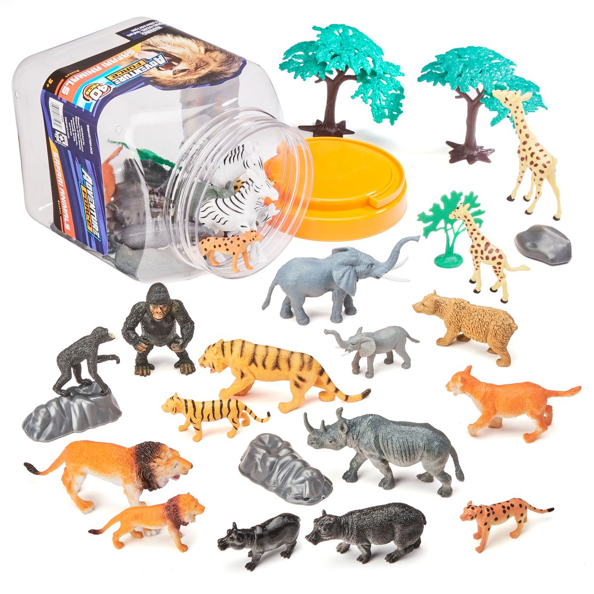 [RDY] [送料無料] Adventure Force Safari Animals Bucket, 40 Pieces [楽天海外通販] | Adventure Force Safari Animals Bucket, 40 Pieces