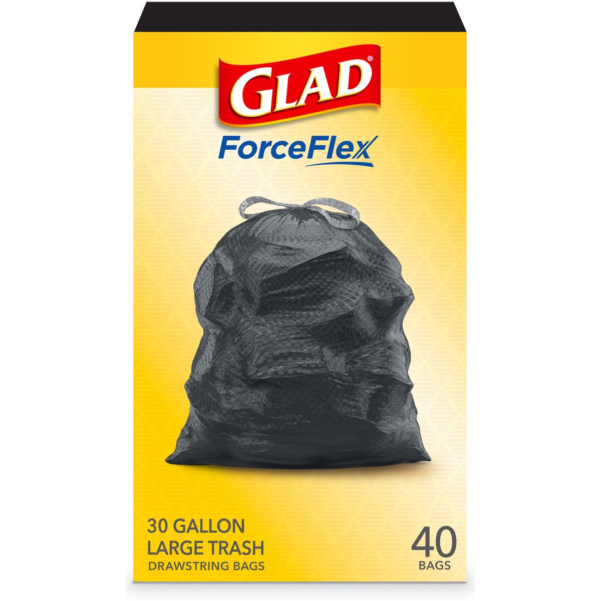 [RDY] [送料無料] Glad ForceFlex 大型ゴミ袋 30 ガロン 40 袋 無香料 [楽天海外通販] | Glad ForceFlex Large Trash Bags, 30 Gallon, 40 Bags Unscented