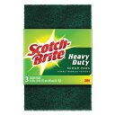 [送料無料] Scotch-Brite 頑丈な研磨パッド 幅 3.8 x 長さ 6" 緑 3 個入り 10 個入り / カートン -MMM22310CT [楽天海外通販] | Scotch-Brite Heavy-Duty Scour Pad, 3.8w x 6"L, Green, 3/Pack, 10 Packs/Carton -MMM22310CT