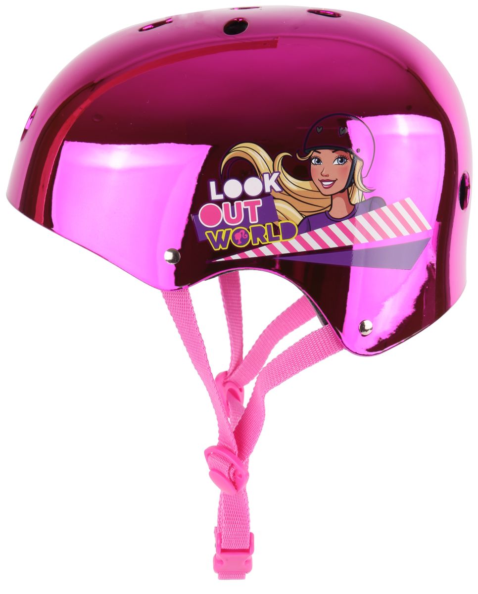 [RDY] [送料無料] Barbie Chrome Bike Helmet, Size Medium: 21.2 In. - 23 In., for Ages 5+. [楽天海外通販] | Barbie Chrome Bike Helmet, Size Medium: 21.2 In. - 23 In., for Ages 5+
