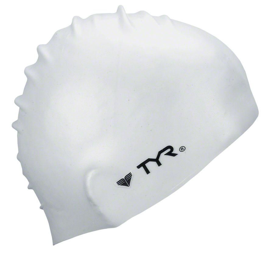 [送料無料] TYR Wrinkle Free Silicone Adult Fit Cap In White ホワイト [楽天海外通販] | TYR Wrinkle Free Silicone Adult Fit Cap In White