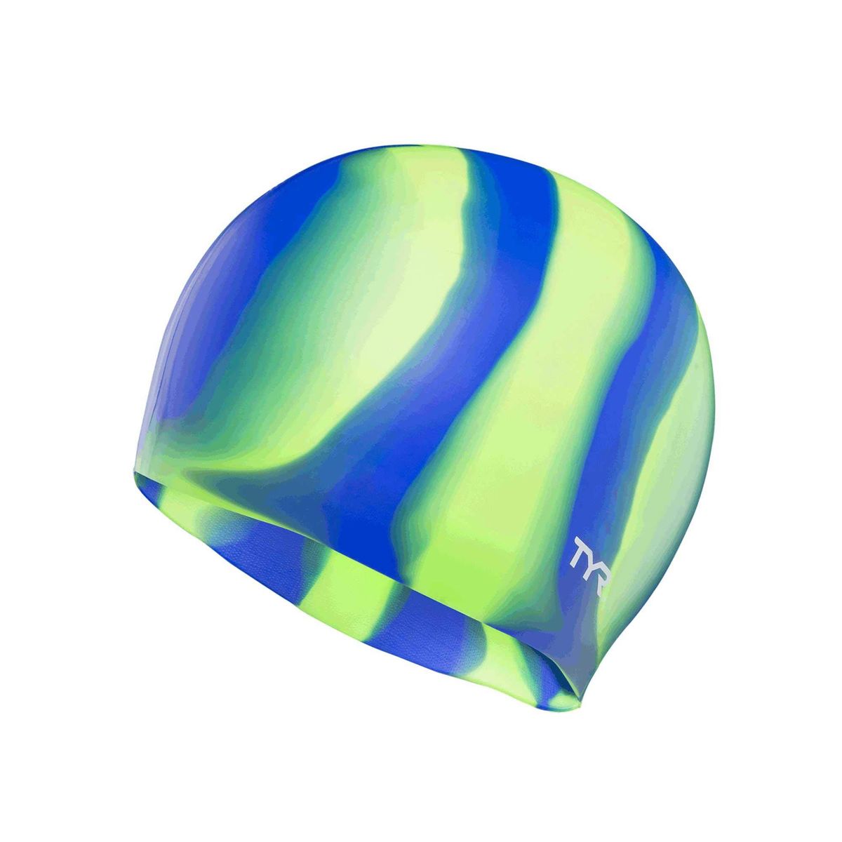 [送料無料] TYR Multi-Color Silicone Adult Fit Cap In Green (マルチカラー シリコン アダルト フィット キャップ) [楽天海外通販] | TYR Multi-Color Silicone Adult Fit Cap In Green