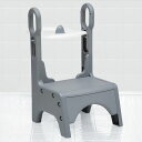 [送料無料] Delta Children Little Jon-EE Adjustable Potty Seat and Step Stool, White/Grey [楽天海外通販] | Delta Children Little Jon-EE Adjustable Potty Seat and Step Stool, White/Grey
