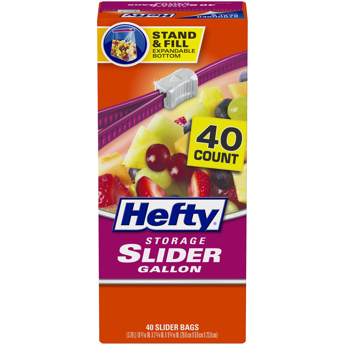 [RDY] [送料無料] Hefty Slider Storage Bags, Gallon Size, 40 Count [楽天海外通販] | Hefty Slider ..