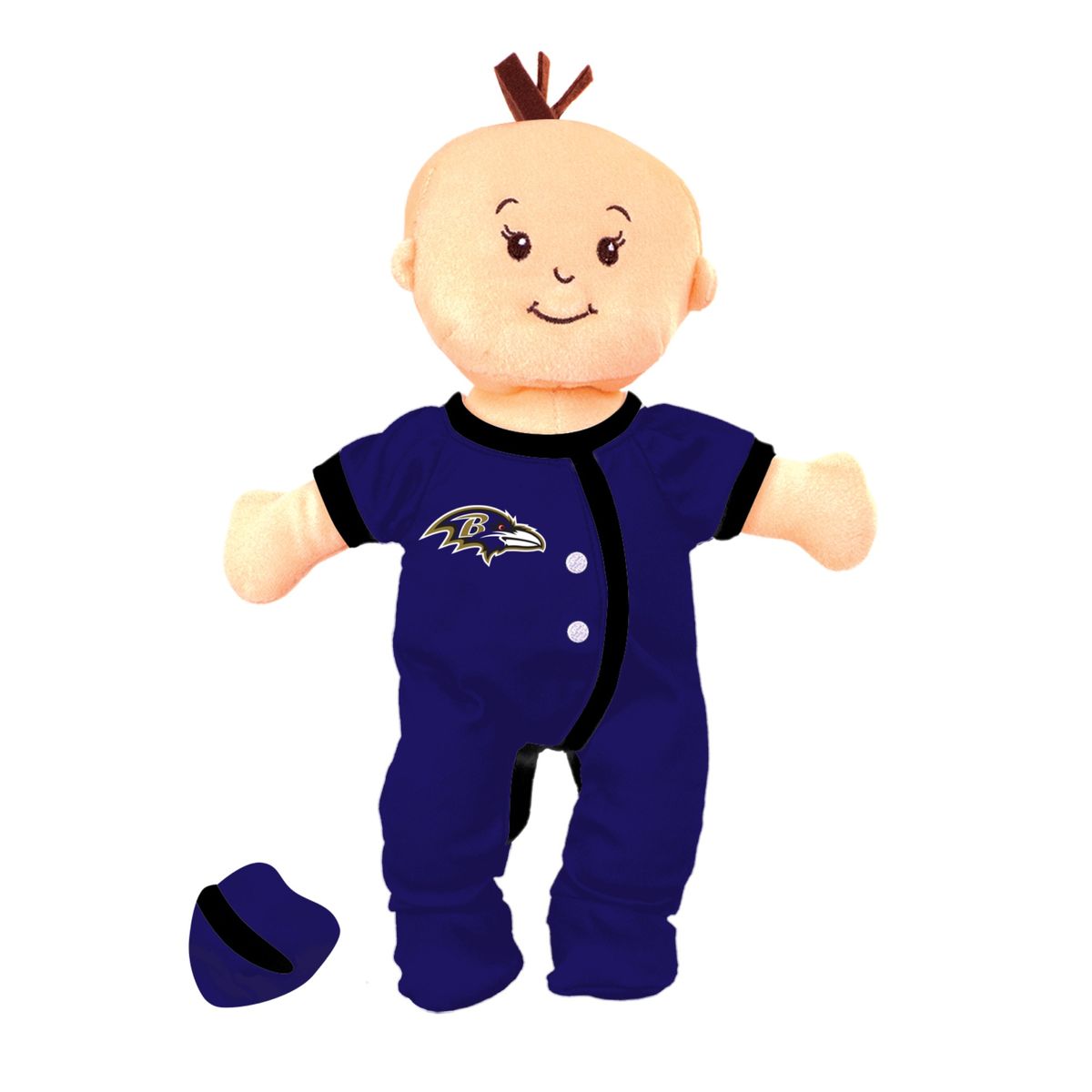 [] xr[t@ieBNX NFL {`AECuY EB[xCr[t@ h[ [yVCOʔ] | Baby Fanatics NFL Baltimore Ravens Wee Baby Fan Doll