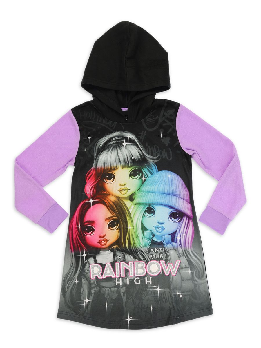 [RDY] [送料無料] Rainbow High 女の子 フード付き寮シャツパジャマ; サイズ 4-12 [楽天海外通販] | Ra..