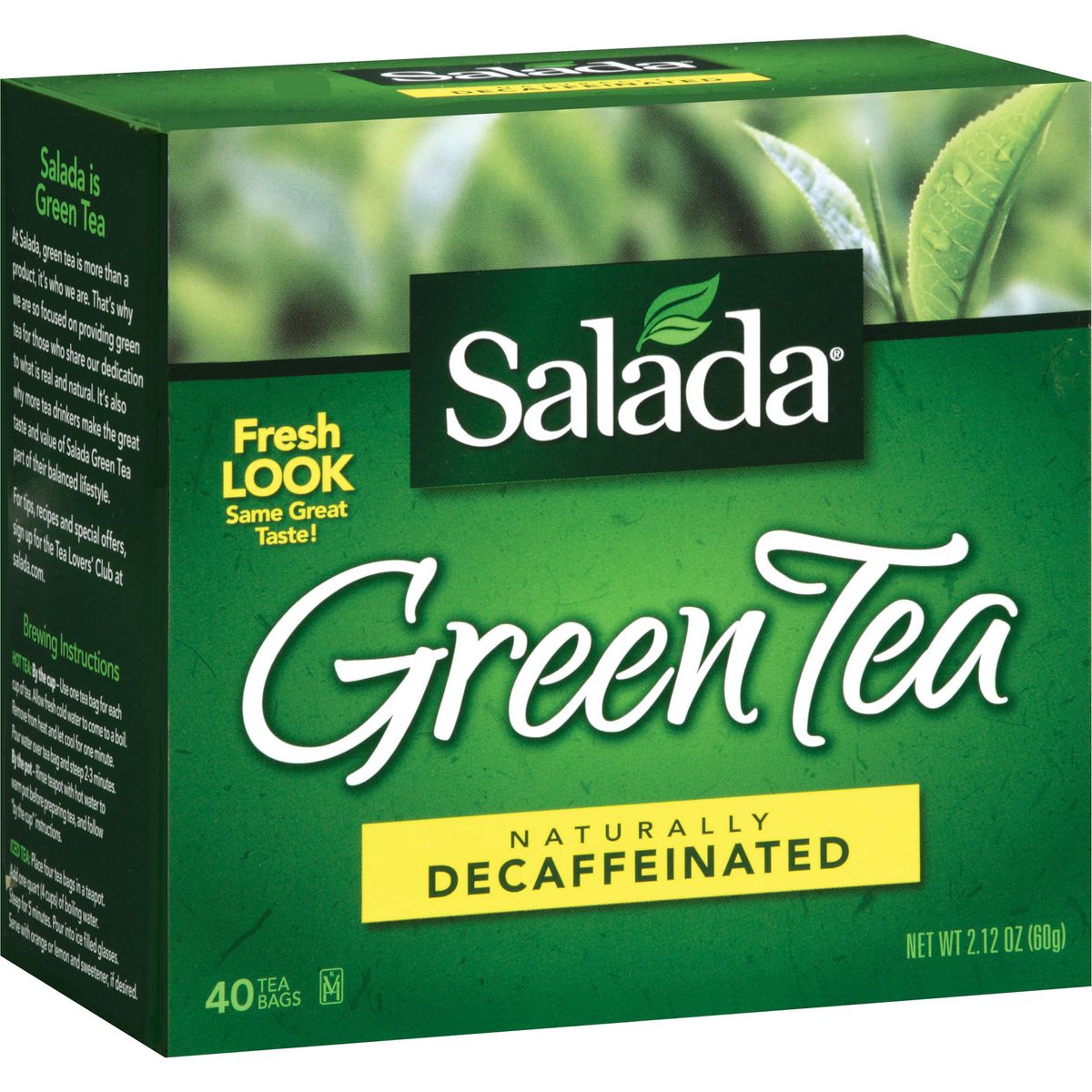 [RDY] [送料無料] Salada ナチュラリー カフェインレス緑茶 40個入り 6個入り [楽天海外通販] | Salada Naturally Decaffeinated Green Tea, 40ct Pack of 6