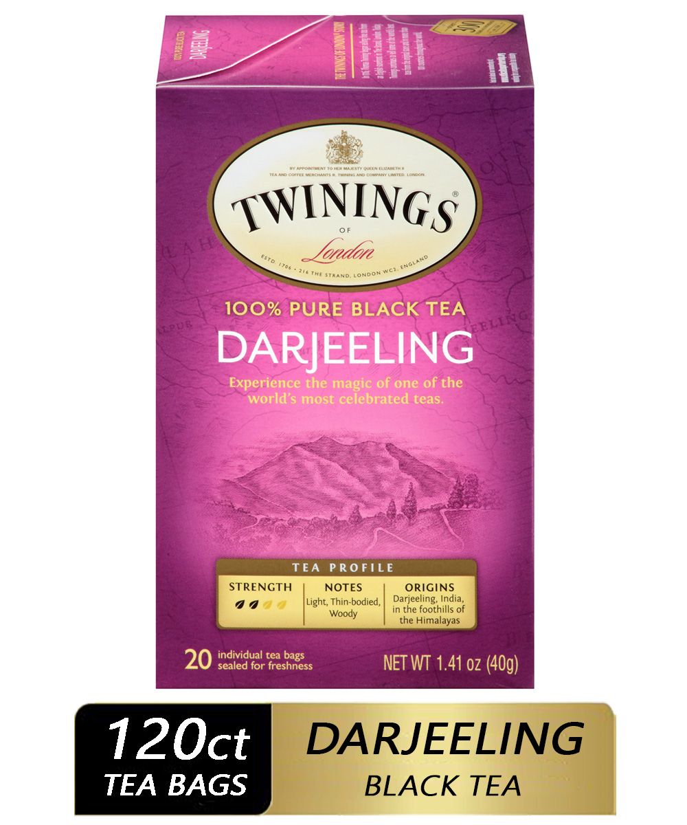 楽天Walmart 楽天市場店[RDY] [送料無料] Twinings オブ・ロンドン ダージリン・ティーバッグ 20個入り 1.41オンス 6箱セット [楽天海外通販] | Twinings of London Darjeeling Black Tea Bags , 20 Ct., 1.41 oz., 6 Boxes