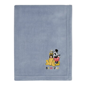[送料無料] Disney ミッキー＆フレンズ ビーハッピー アップリケ ベビーブランケット [楽天海外通販] | Disney Mickey and Friends Be Happy Applique Baby Blanket