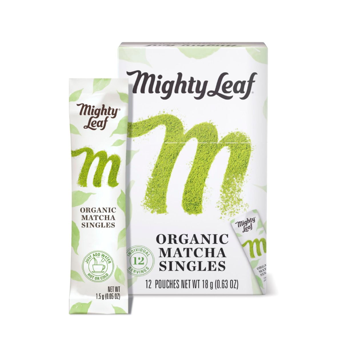 楽天Walmart 楽天市場店[RDY] [送料無料] マイティーリーフティー オーガニック抹茶 シングルパック 12個入り [楽天海外通販] | Mighty Leaf Tea Organic Matcha Singles Packets, Japanese Matcha Green Tea Powder, 12ct Single Serve Packets