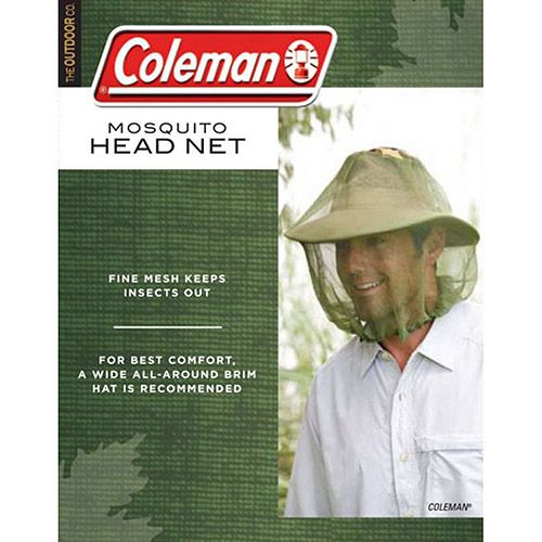 [RDY] [送料無料] Coleman モスキートメッシュ・ヘッドネット つば付き グリーン [楽天海外通販] | Coleman Mosquito Mesh Head Net with Brim, Green
