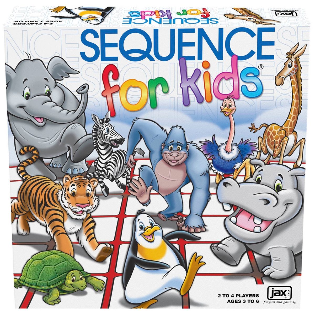 [RDY] [送料無料] ジャックス SEQUENCE for Kids ボードゲーム - 読書不要 の戦略ゲーム [楽天海外通販] | Jax SEQUENCE for Kids Board Game - The 'No Reading Required' Strategy Game