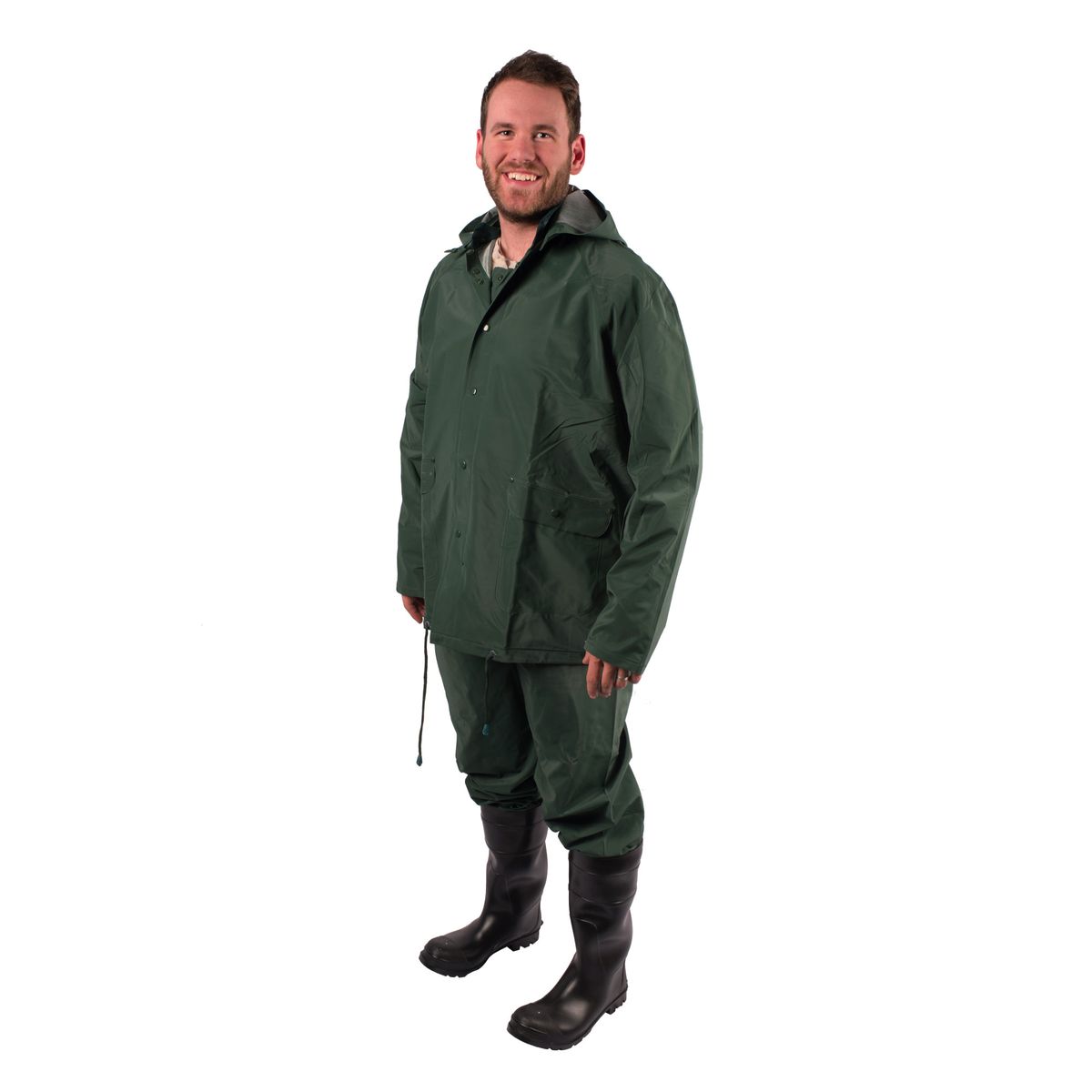 [RDY] [] Stansport Yrj[CX[c O[ [W [yVCOʔ] | Stansport Men's Vinyl Rain Suit, Green, Large