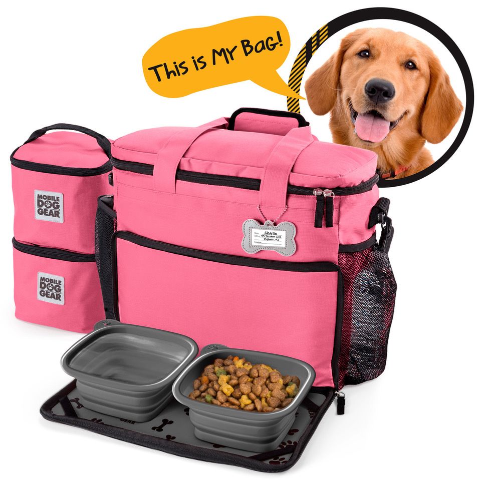 [RDY] [送料無料] Mobile Dog Gear ウィークアウェイバッグ ミディアム/ラージ ピンク [楽天海外通販] | Mobile Dog Gear Week Away Bag, Medium/Large, Pink
