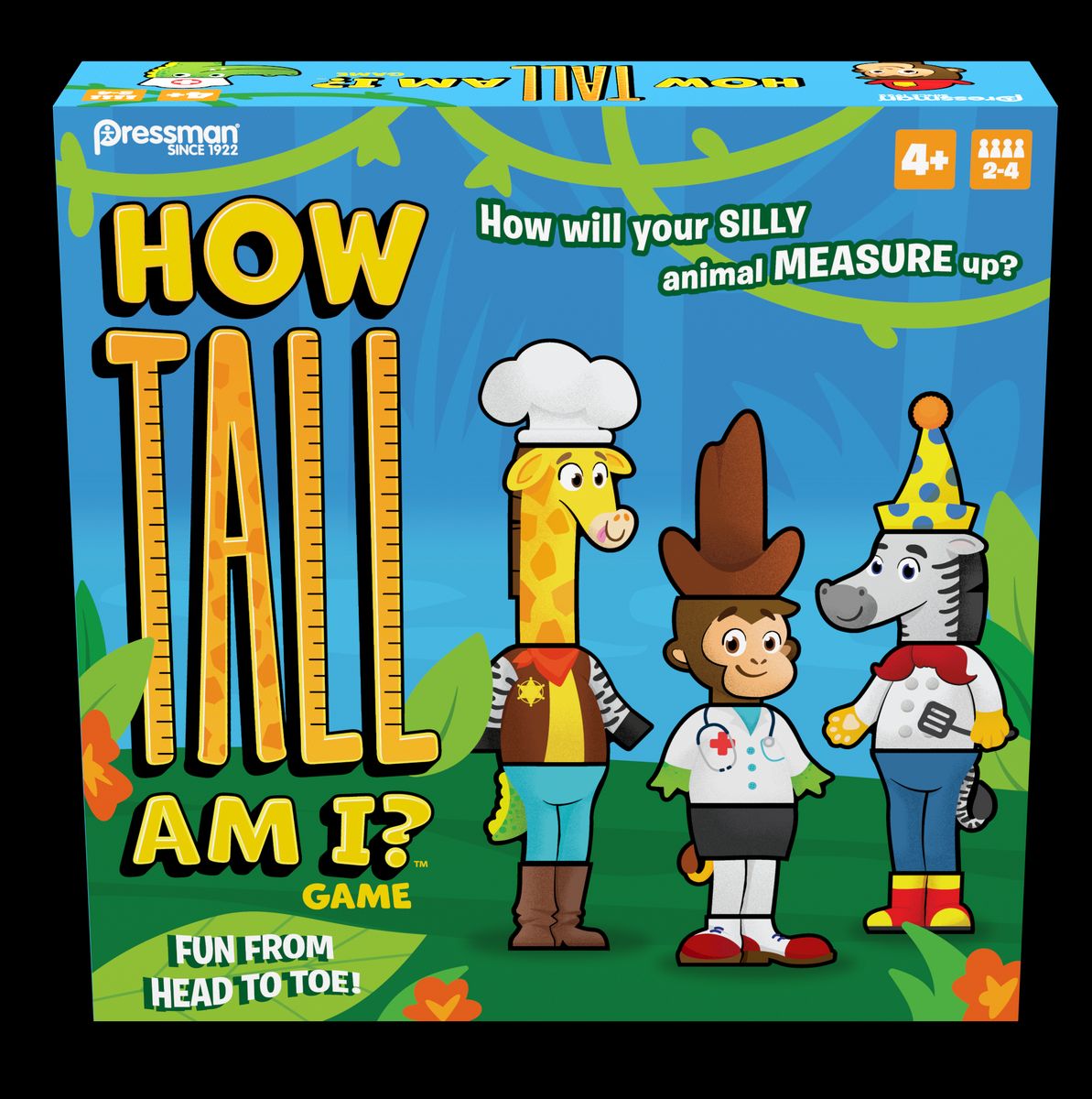 RDY 送料無料 プレスマン How Tall Am I ゲーム - 頭の先からつま先まで楽しめる建築 計測ゲーム 楽天海外通販 Pressman How Tall Am I Game - The Building and Measuring Game That 039 s Fun from Head to Toe