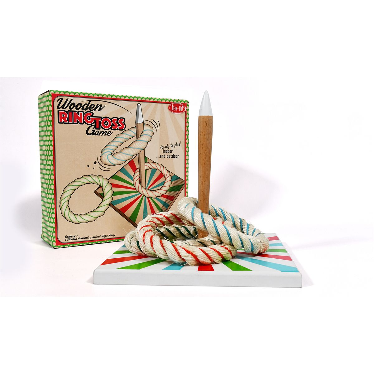 [RDY] [送料無料] Retr-Oh! 木製の輪投げゲーム [楽天海外通販] | Retr-Oh! Wooden Ring Toss Game