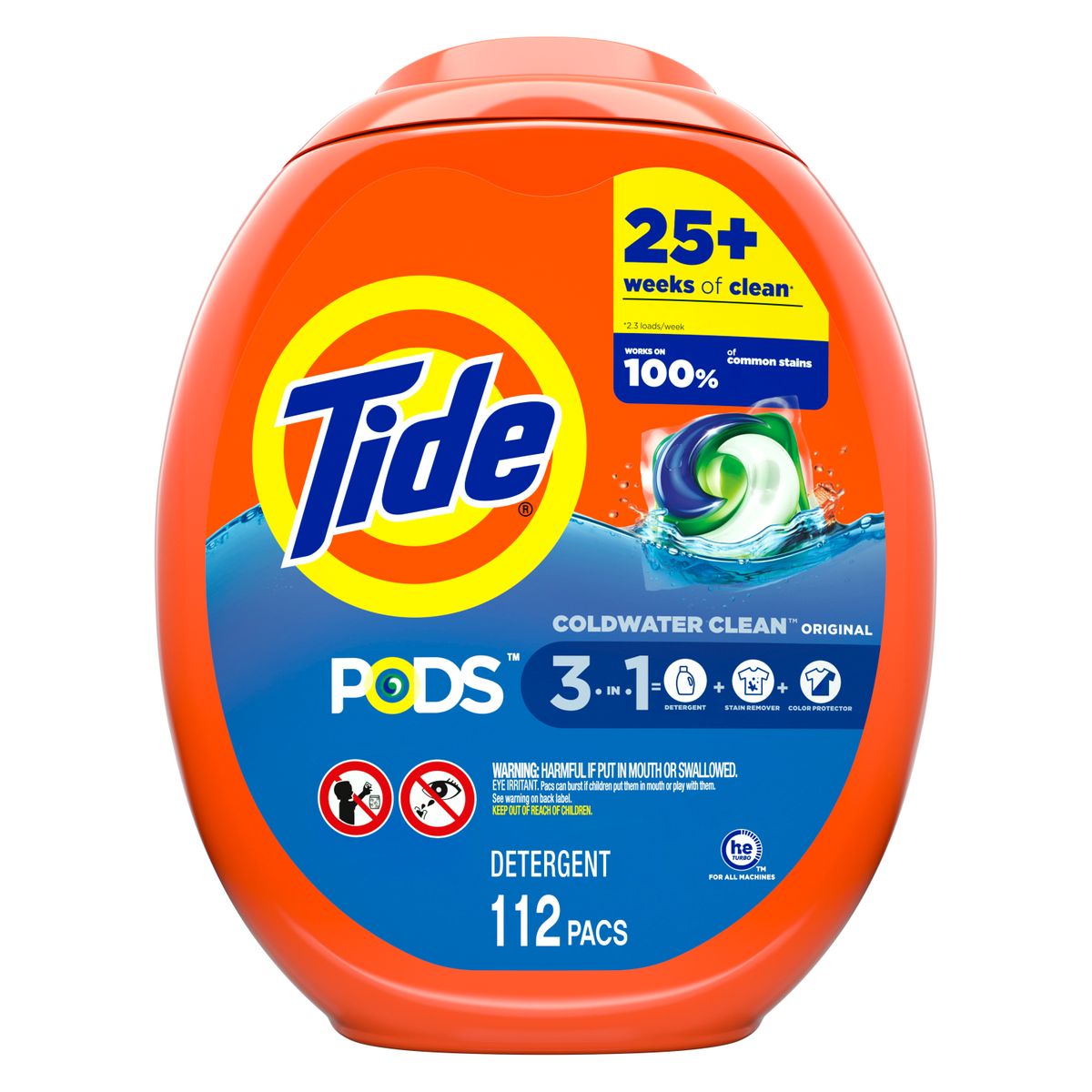 楽天Walmart 楽天市場店[RDY] [送料無料] Tide PODS 洗濯用洗剤 オリジナル香り 112個入り [楽天海外通販] | Tide PODS Laundry Detergent Original Scent, 112 count