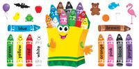 楽天Walmart 楽天市場店[RDY] [送料無料] TREND エンタープライズ Colorful Crayons Bulletin Board Set, 30 Inches, Set of 21 [楽天海外通販] | Trend Enterprises Colorful Crayons Bulletin Board Set, 30 Inches, Set of 21