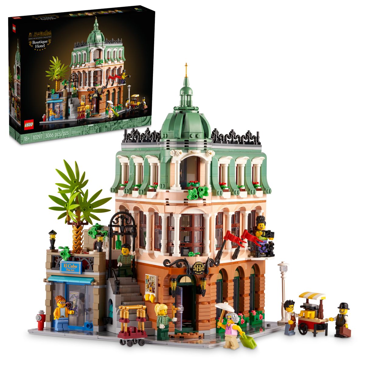 [RDY] [送料無料] LEGO ブティックホテル10297建築キット：驚きのある詳細なディスプレイ可能なホテル模型を作る 3,066ピース [楽天海外通販] | LEGO Boutique Hotel 10297 Building Kit; Make a Detailed Display