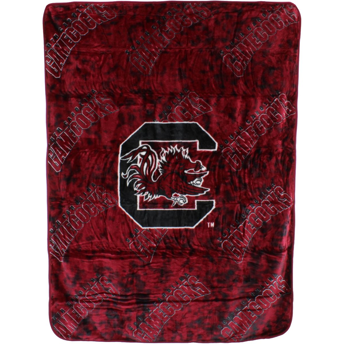 [送料無料] NCAA South Carolina Gamecocks Raschel Throw Blanket 63\