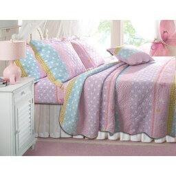 [RDY] [送料無料] Global Trends ポルカドットとバタフライのキルトセット [楽天海外通販] | Global Trends Polka Dot and Butterflies Quilt Set