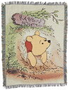 RDY 送料無料 くまのプーさん ヴィンテージプー 織物タペストリースローブランケット 楽天海外通販 Winnie the Pooh Vintage Pooh Woven Tapestry Throw Blanket