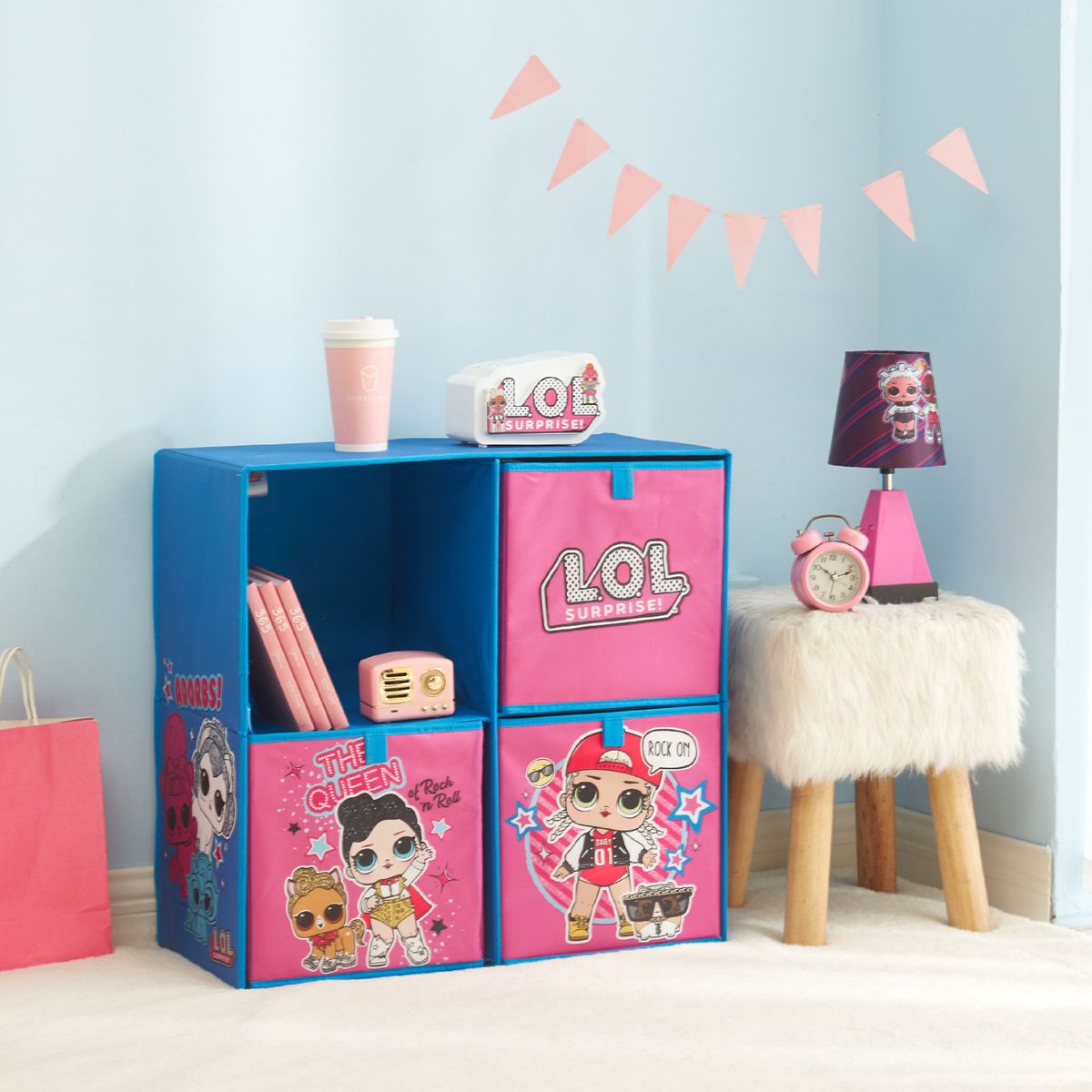 [RDY] [送料無料] LOL Surprise Kids Storage Cubby Organizer Set（ロルバーサプライズキッズストレージキュービーオーガナイザーセット [楽天海外通販] | LOL Surprise Kids Storage Cubby Organizer Set