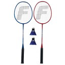 [] Franklin Sports   2lpoh~gPbgZbg [yVCOʔ] | Franklin Sports Red, White and Blue 2 Player Badminton Racket Set