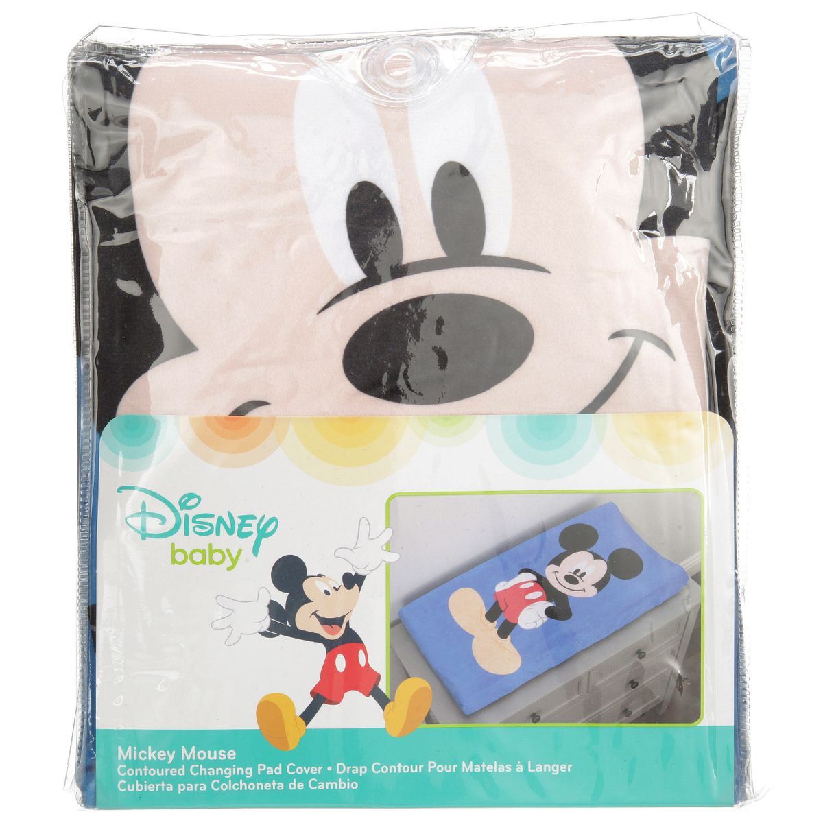 [送料無料] Disney Baby ミッキーマウスのチェンジングテーブルパッドカバー[楽天海外通販] | Disney Baby Mickey Mouse Changing Table Pad Cover