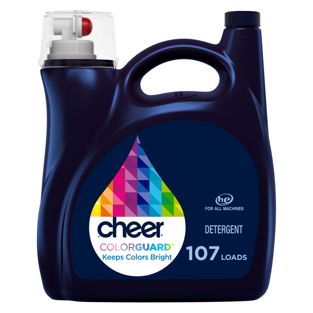 楽天Walmart 楽天市場店[RDY] [送料無料] Cheer 液体洗濯洗剤107回分、154オンス、HE対応 [楽天海外通販] | Cheer Liquid Laundry Detergent 107 loads, 154 fl oz, HE Compatible